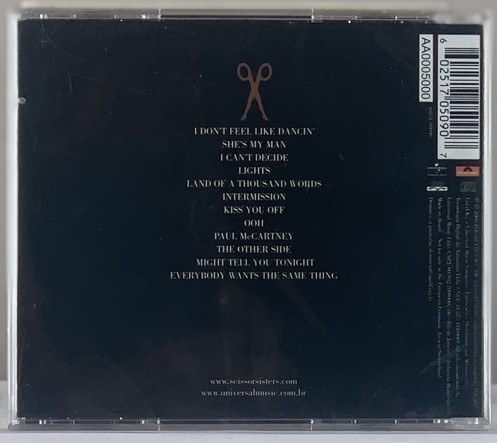 Scissor Sisters - Ta-Dah (CD novo)
