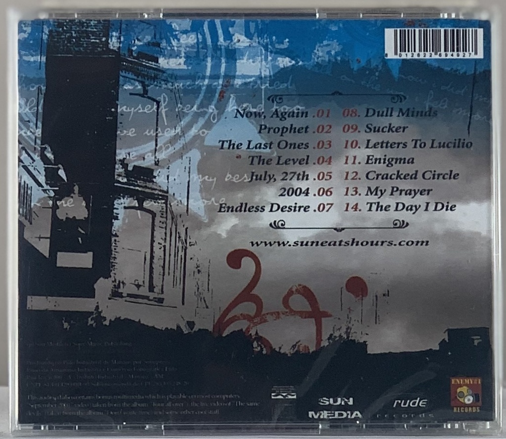 Sun Eats Hours - The Last Ones (CD novo)