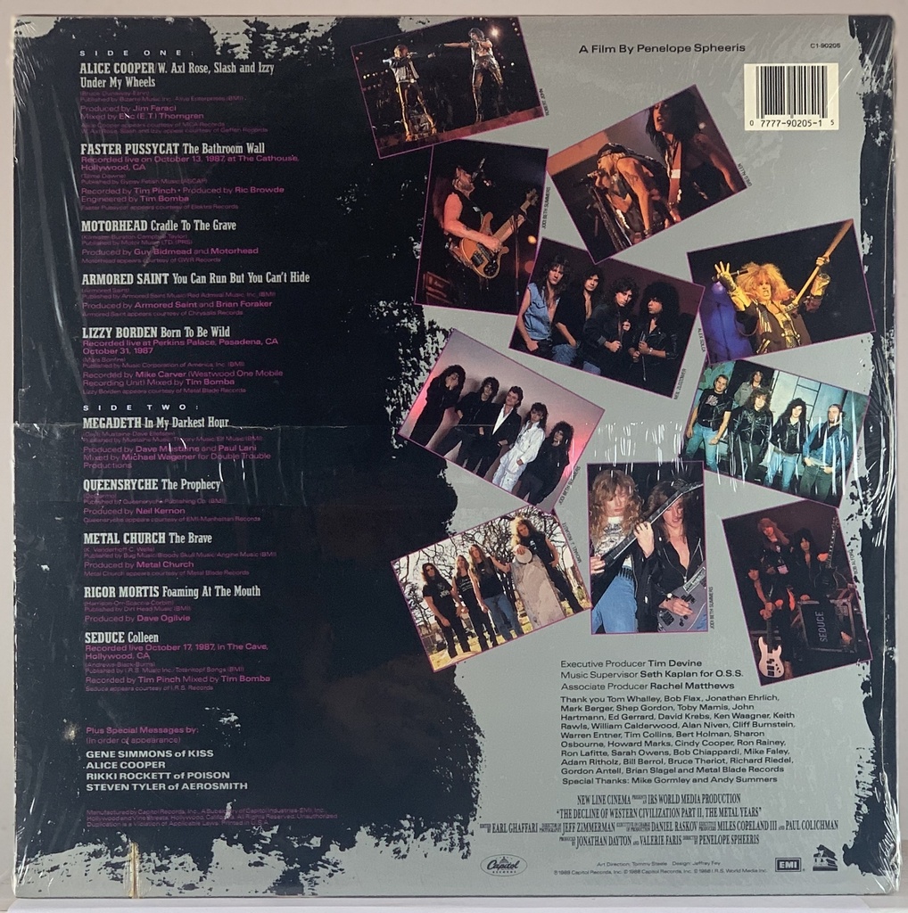 V/A - The Decline of Western Civilization Part II: The Metal Years [Original Motion Picture Soundtrack] (LP usado)