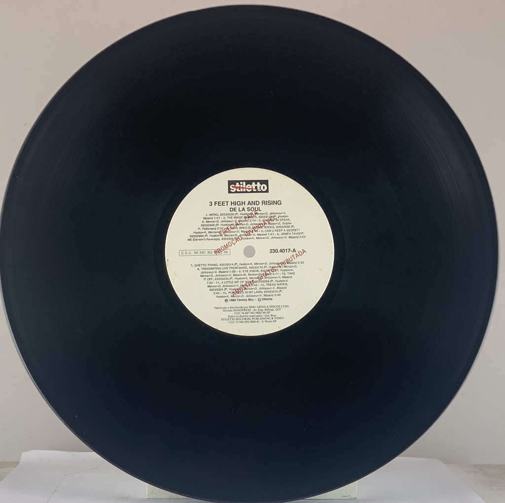 De La Soul – 3 Feet High And Rising (LP usado)