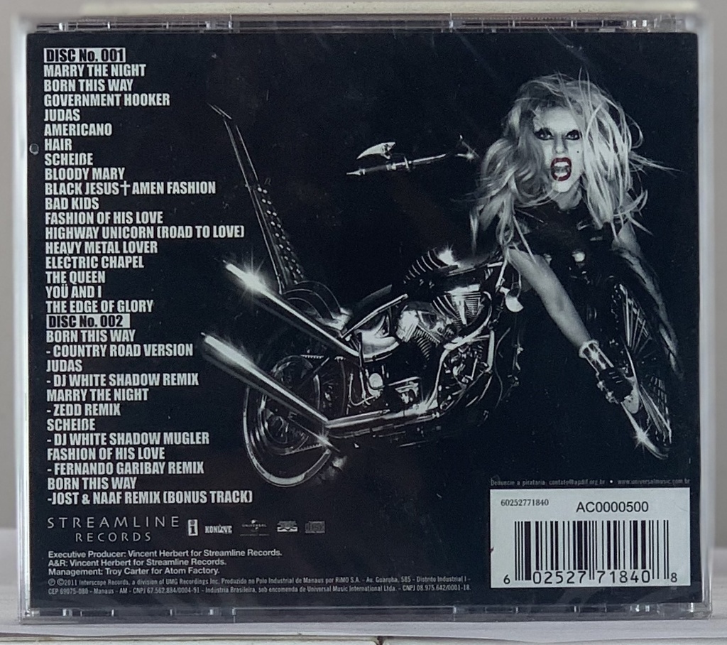 Lady Gaga – Born This Way (CD novo)