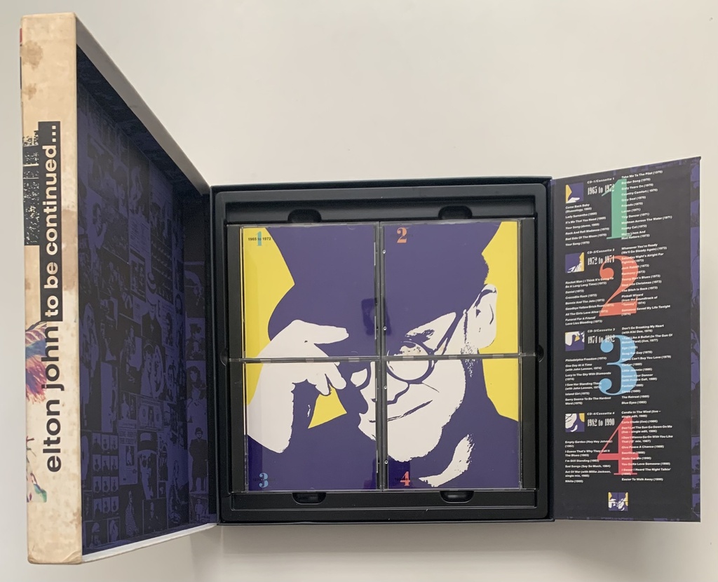 Elton John - To Be Continued... (Caixa c/ 4 CDS usado)