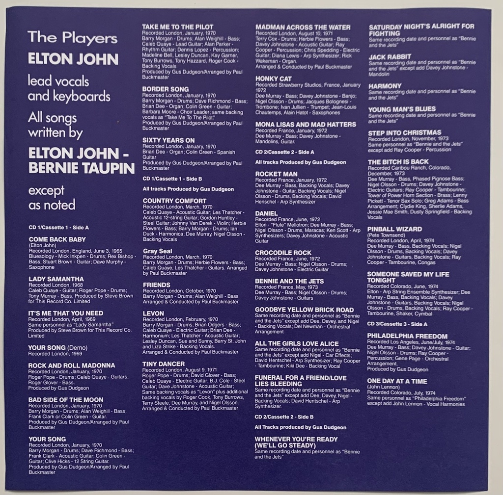 Elton John - To Be Continued... (Caixa c/ 4 CDS usado)