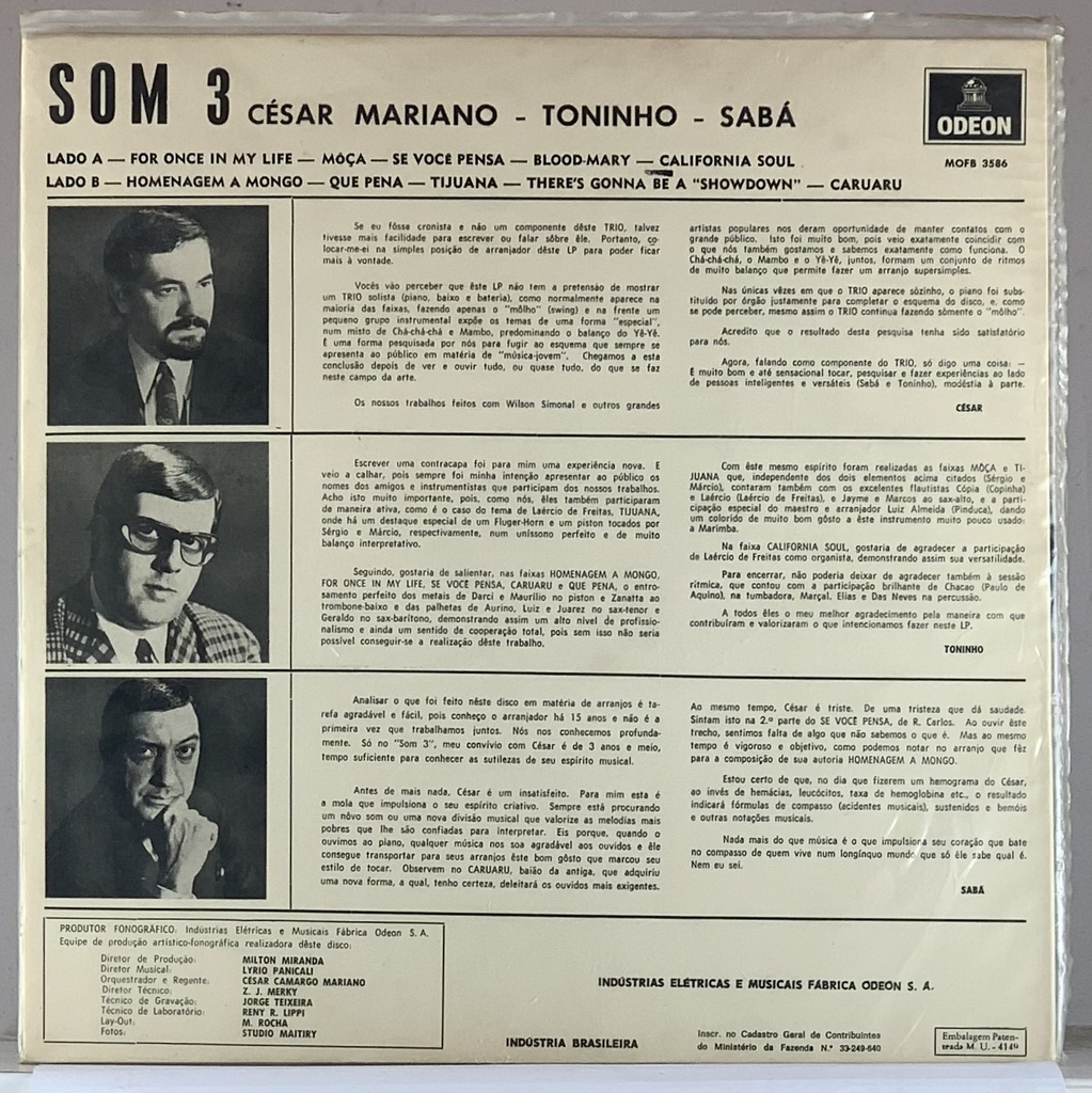 Som Três - Som 3 (LP usado)