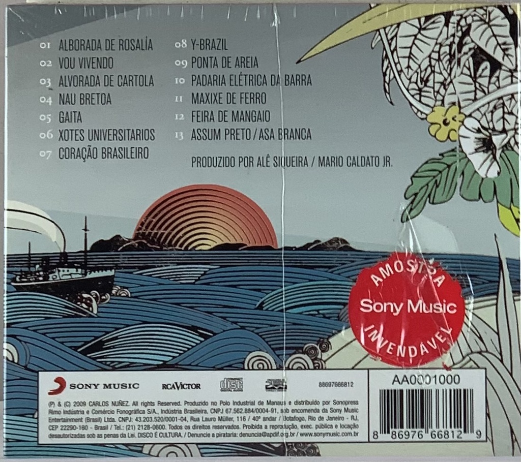 Carlos Núñez - Alborada do Brasil (CD novo)