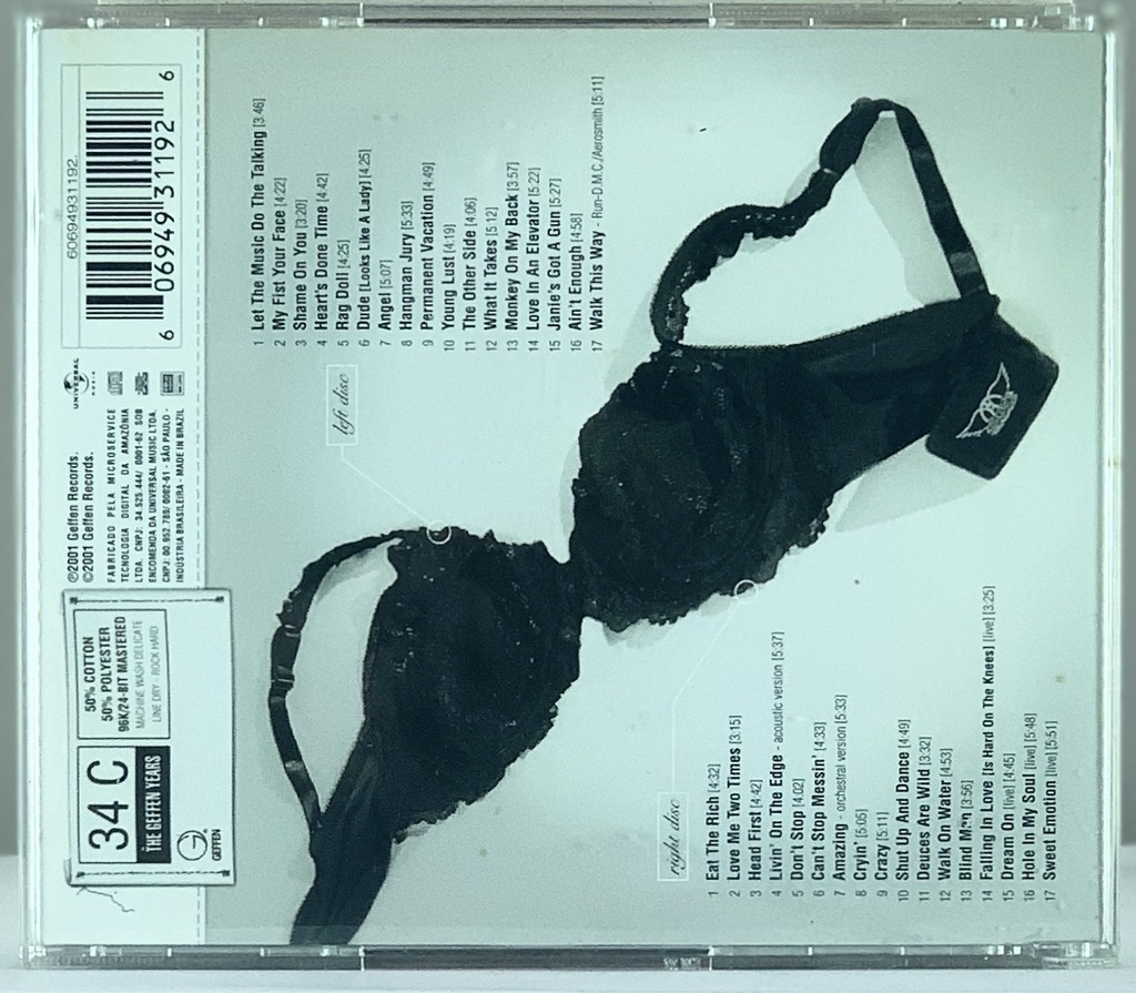 Aerosmith – Young Lust: The Aerosmith Anthology (P) 2001, (2CDs usado)