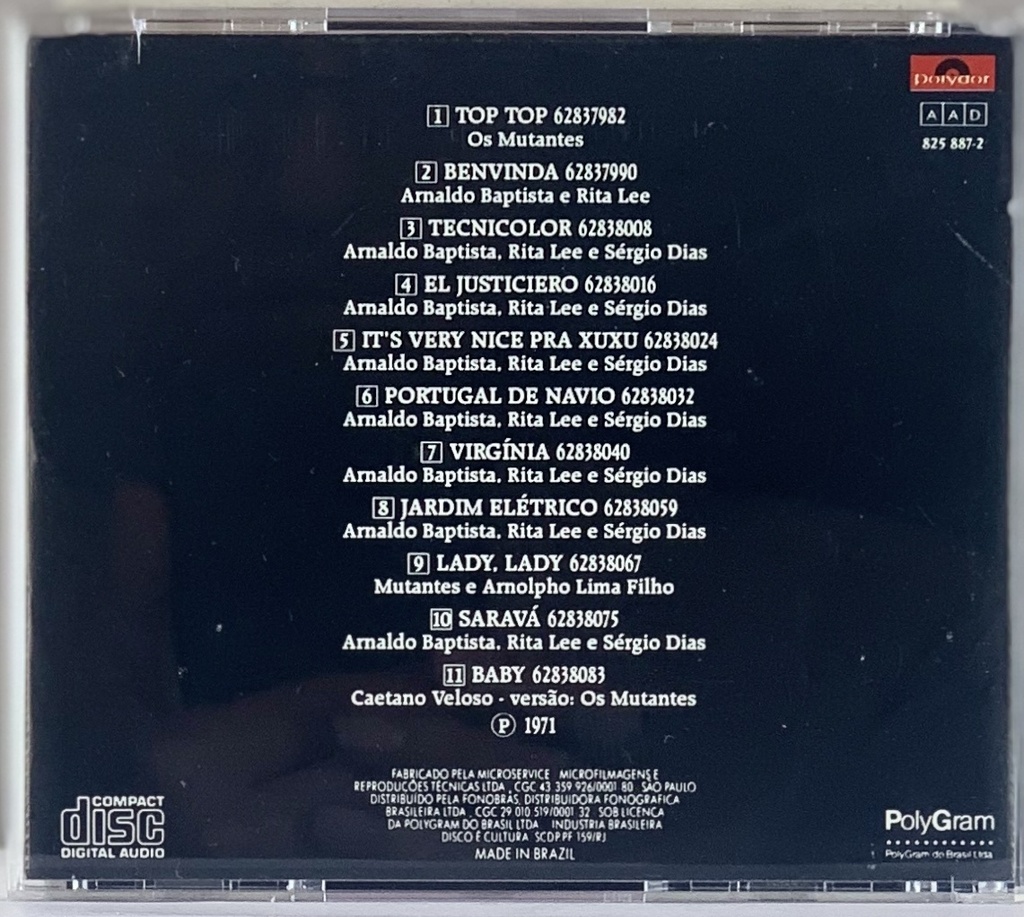 Mutantes - Jardim Elétrico (CD usado)