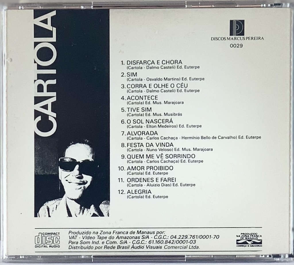 Cartola - Cartola (CD usado)*