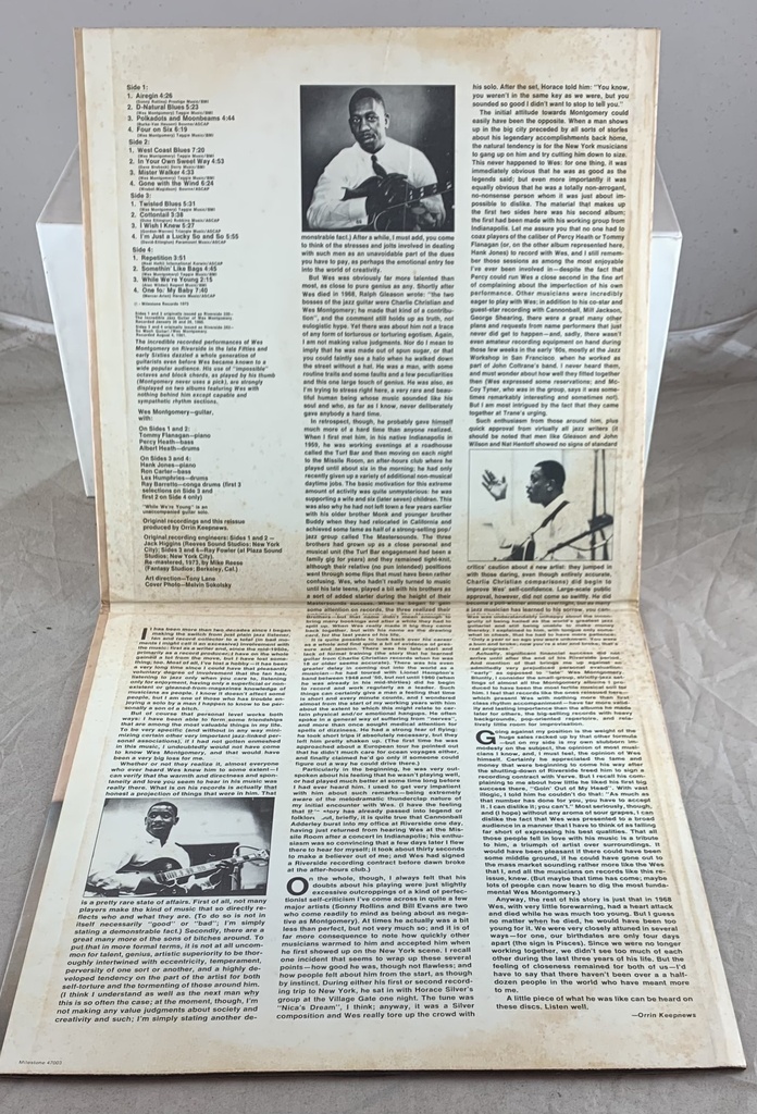 Wes Montgomery – While We're Young (2LPs usado)