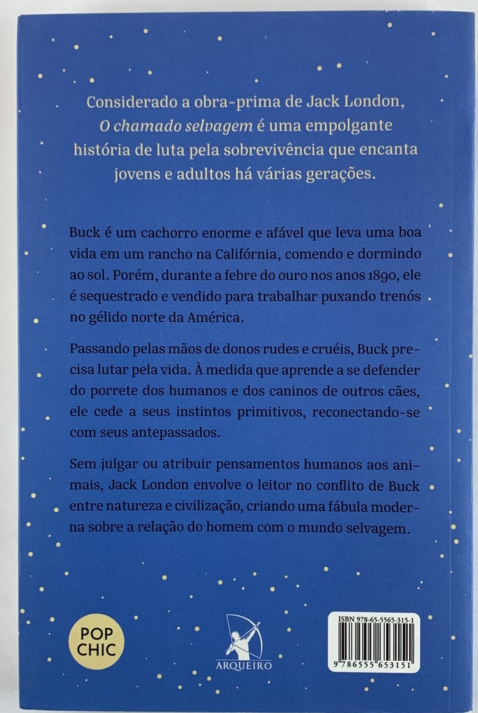 Jack London - O Chamado Selvagem (Livro semi-novo)
