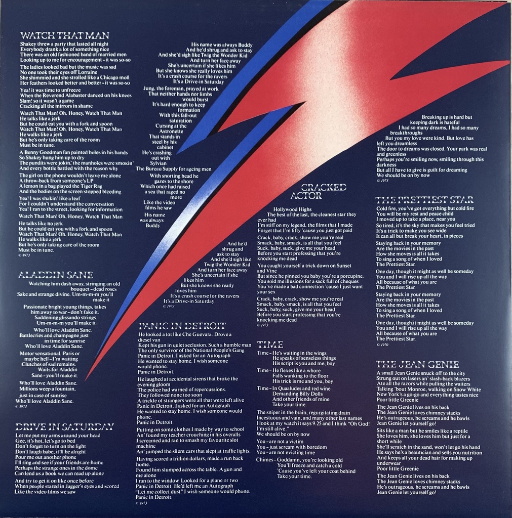 David Bowie - Aladdin Sane (LP usado)