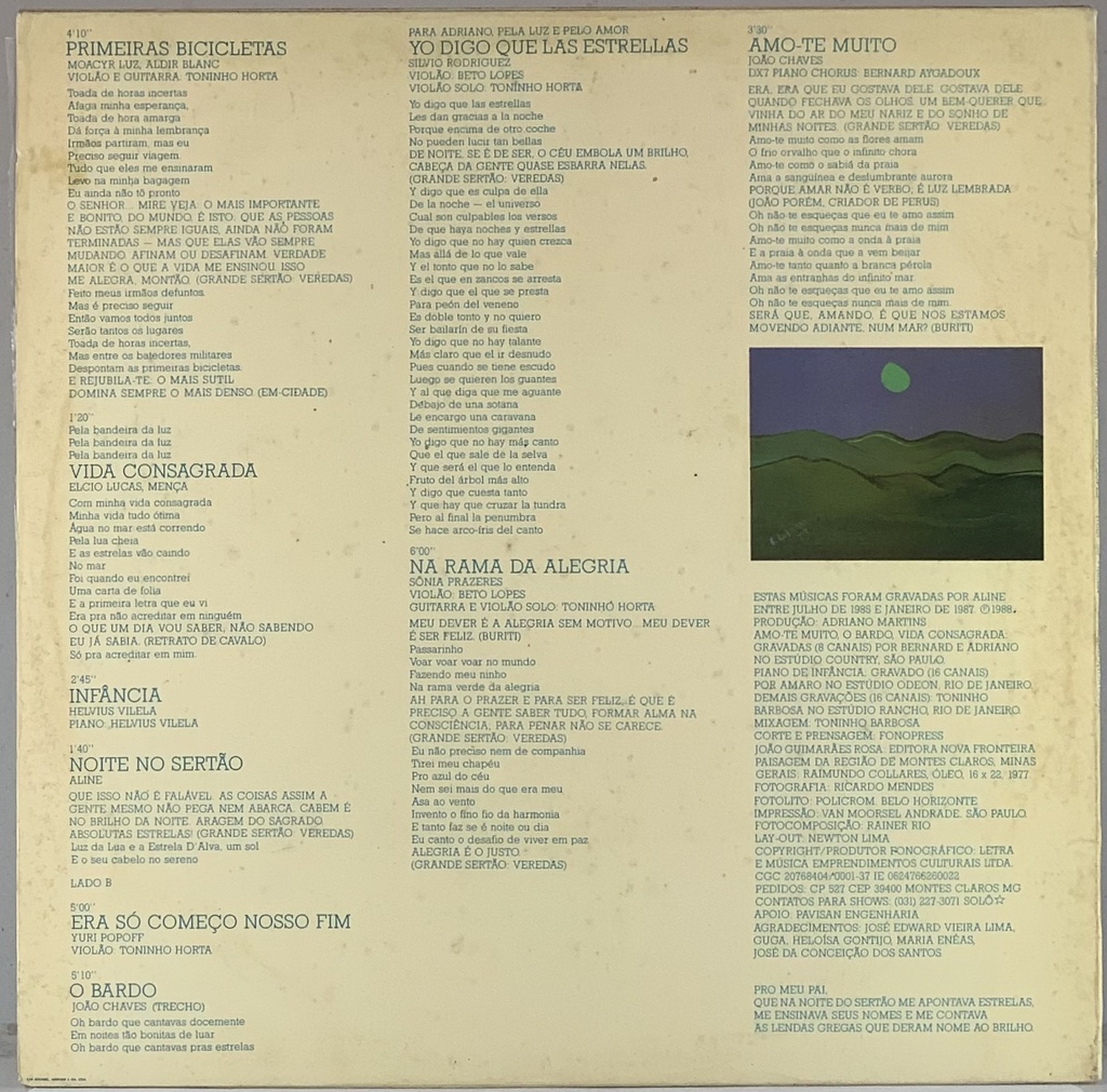 Aline - Mares de Minas (LP usado)