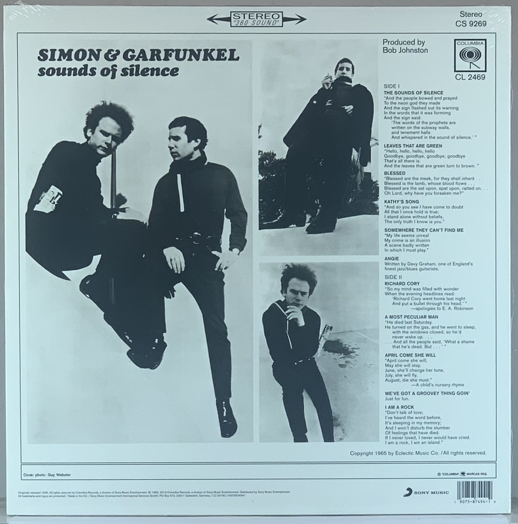 Simon & Garfunkel - Sounds of Silence (LP novo)