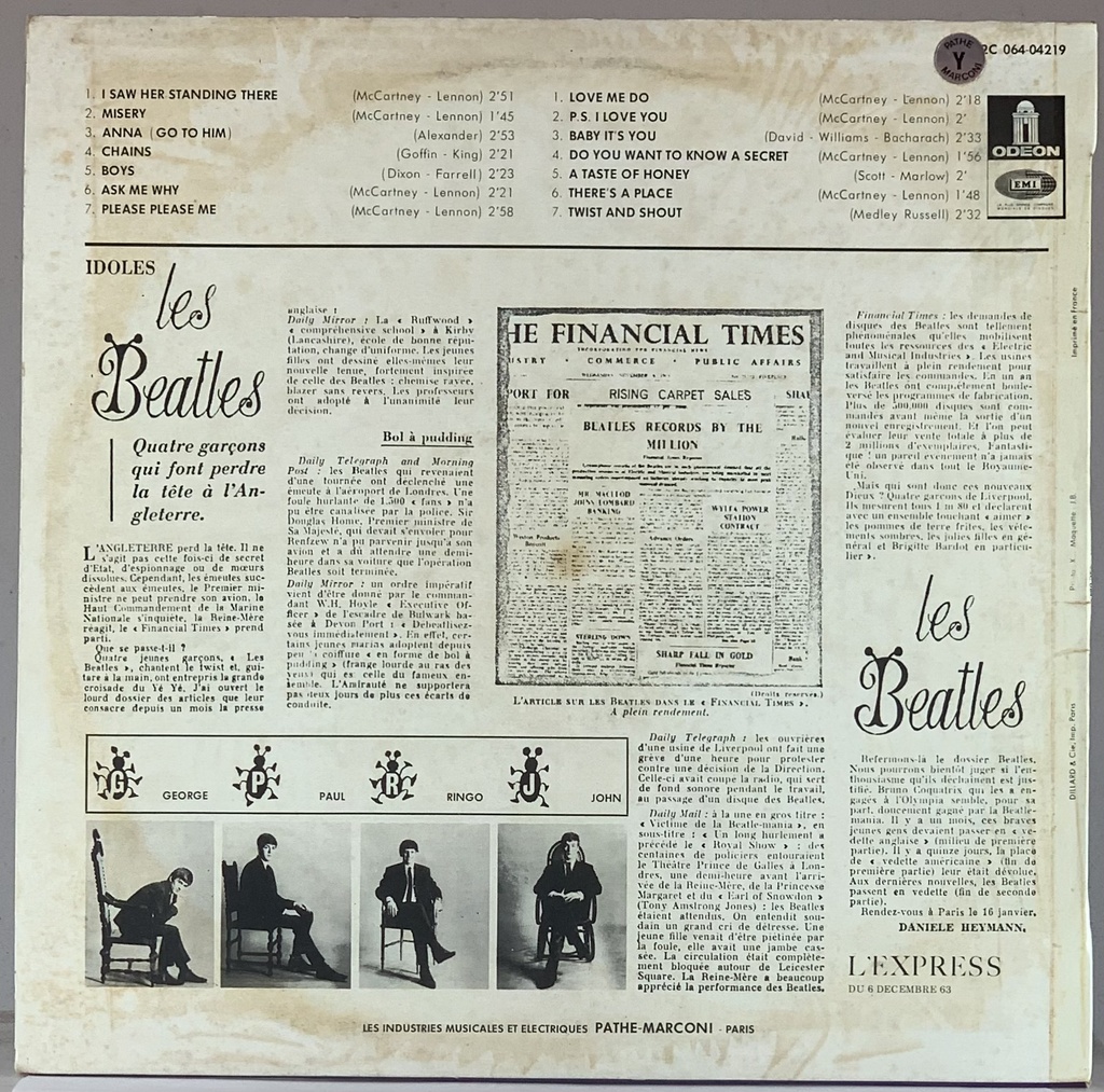 Beatles,Les – N 1 (LP usado)