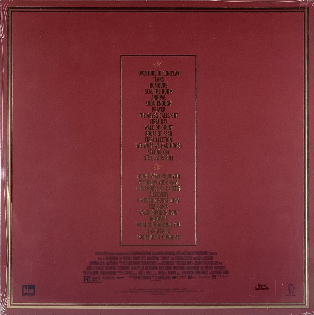 Volker Bertelmann – Conclave Original Motion Picture Soundtrack (LP novo)