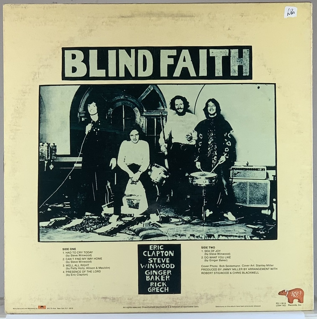 Blind Faith -  Blind Faith (LP usado)