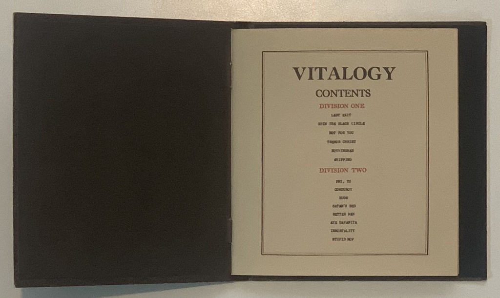 Pearl Jam - Vitalogy (CD usado)