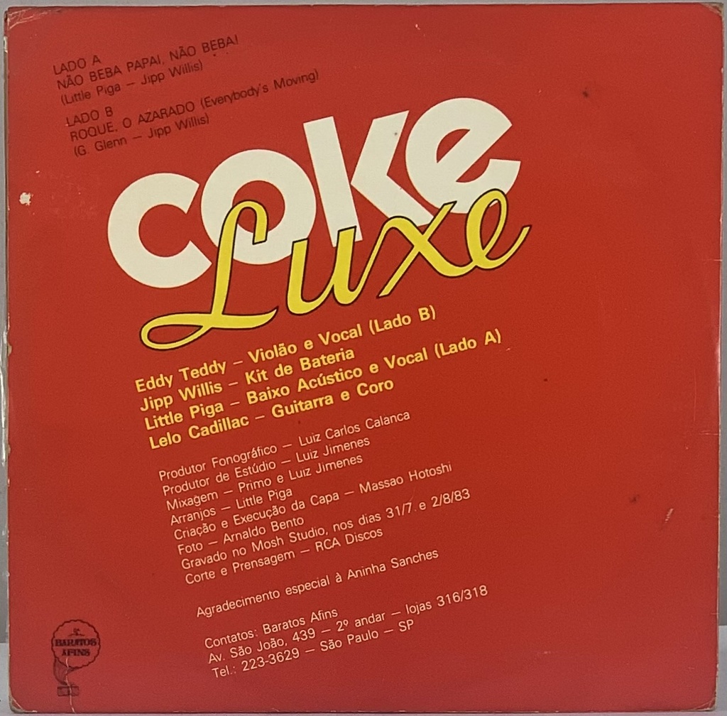 Coke Luxe - É Rockabilly! (Vinil 7" usado)