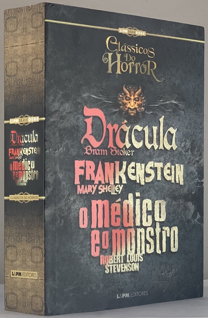 Clássicos do Horror - Frankenstein / O Médico e o Monstro / Drácula (Livro usado)