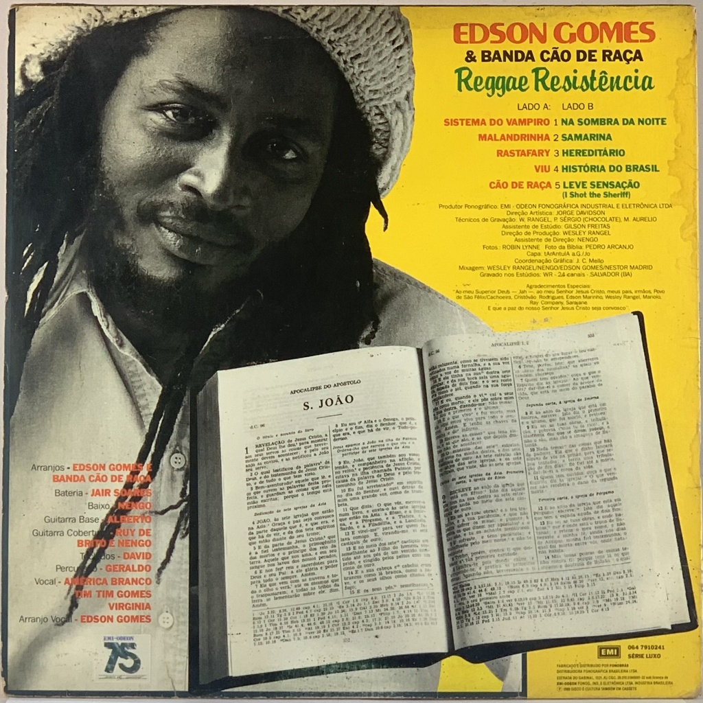 Edson Gomes & Banda Cão de Raça - Reggae Resistência