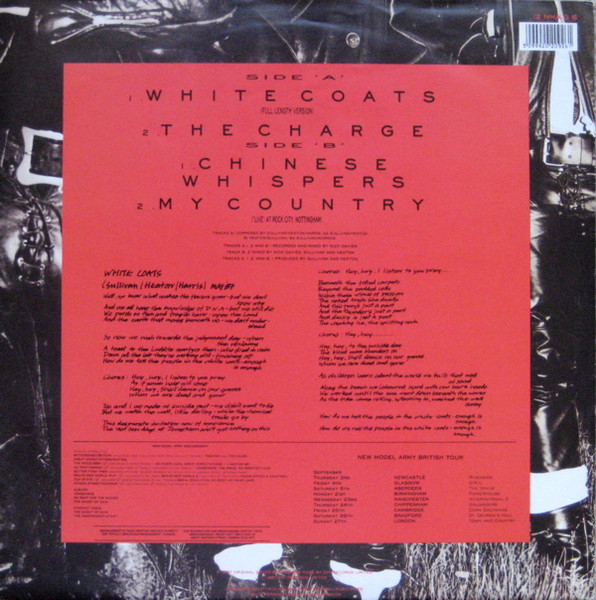 New Model Army – White Coats (Vinil EP 12" Usado)