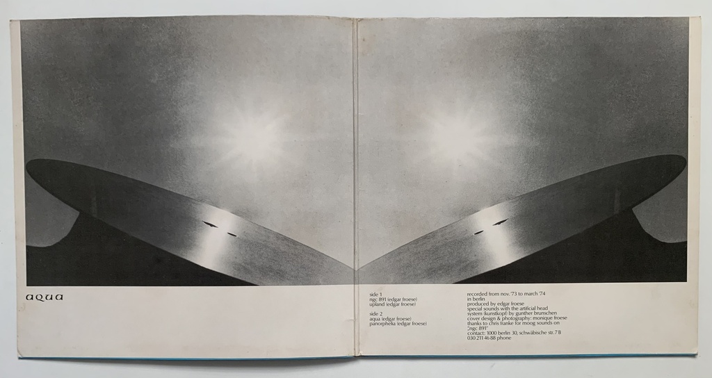 Edgar Froese - Aqua  (LP usado)