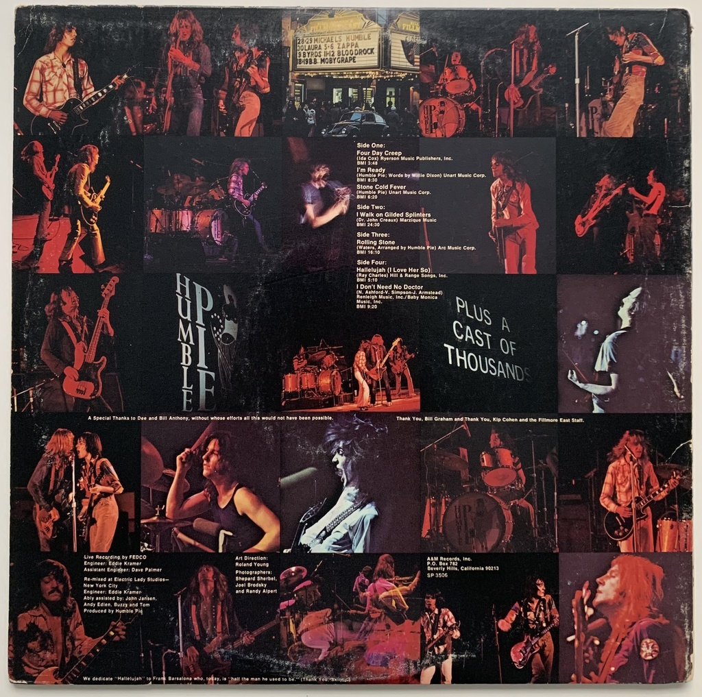 Humble Pie - Performance Rockin' the Fillmore (2 LPs Usado)