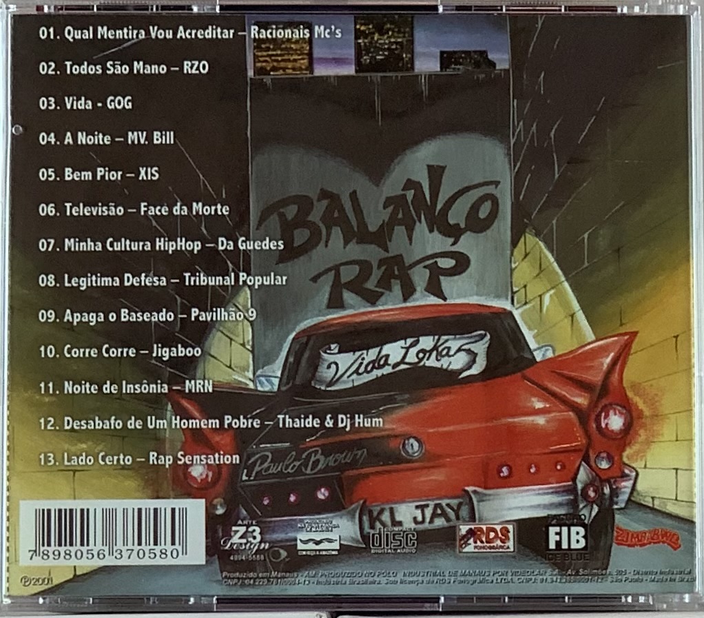 Balanço Rap - Balanço Rap (CD usado)