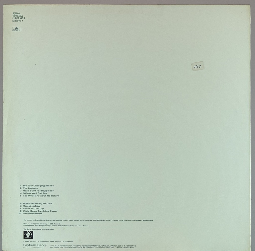 Style Council,The - Home & Abroad [Live!] (LP usado)