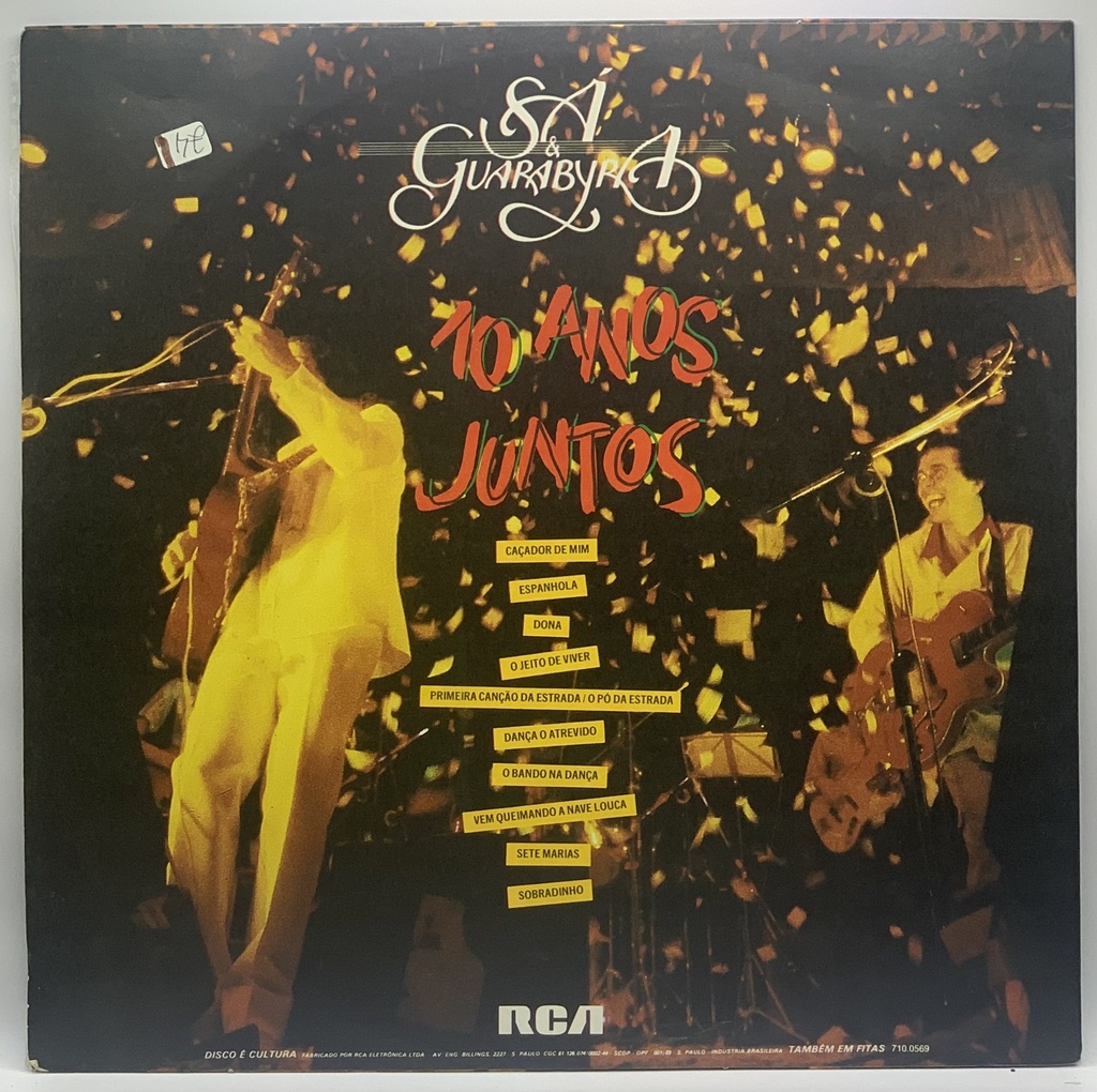 Sá & Guarabyra - 10 Anos Juntos (LP usado)