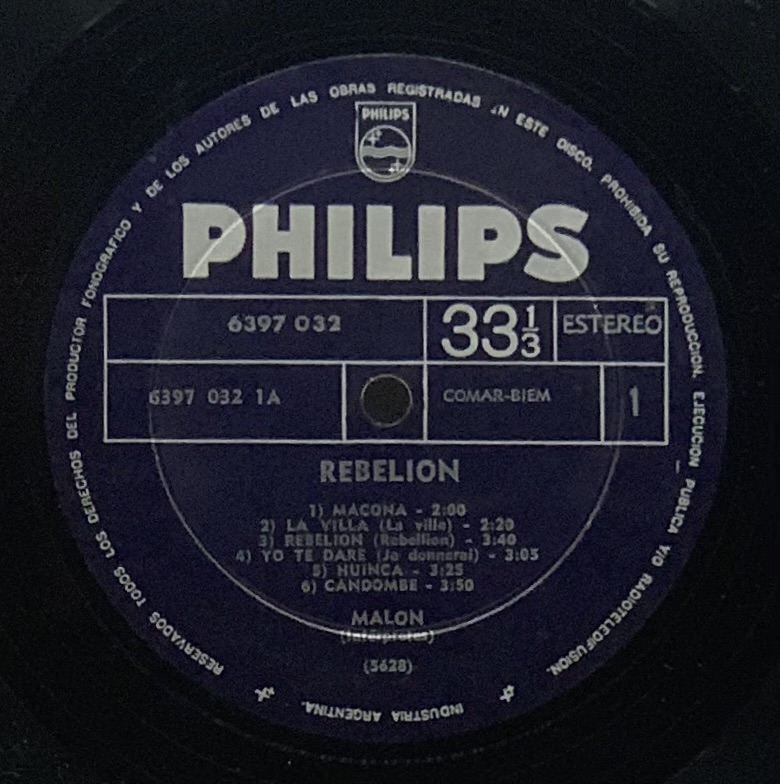 Malon - Rebellion (LP usado)