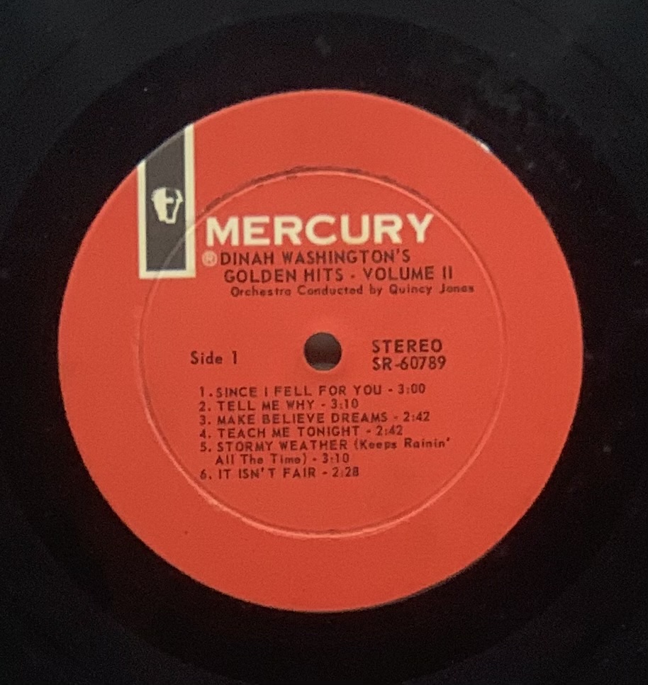Dinah Washington - Golden Hits / Volume Two (LP usado)