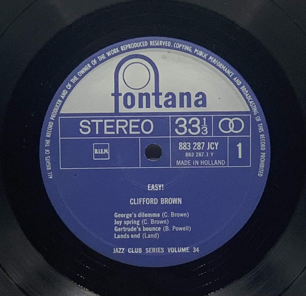 Clifford Brown - Easy (LP usado)