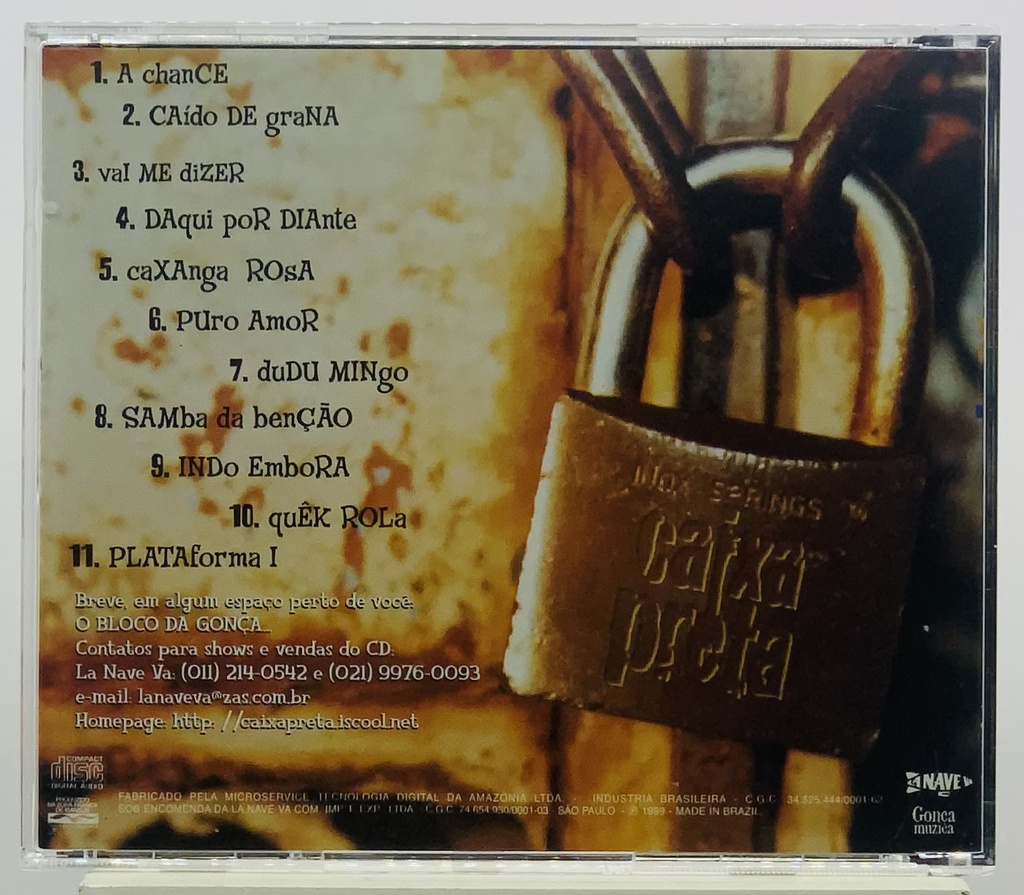 Caixa Preta - 100% Gonça (CD usado)