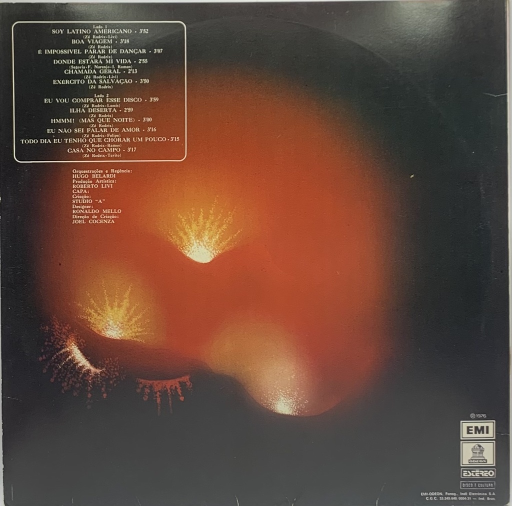 Zé Rodrix - Soy Latino Americano (LP usado)