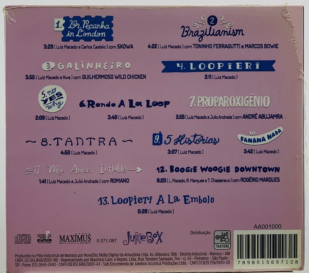 Orchestra Electromagnetica de Luiz Macedo (CD novo)