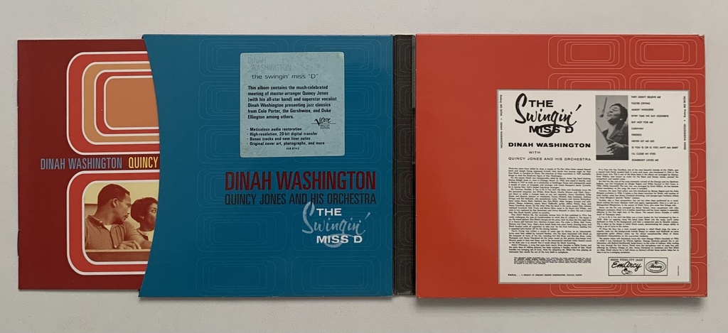 Dinah Washington with Quincy Jones and his Orchestra – The Swingin' Miss "D" (CD usado)