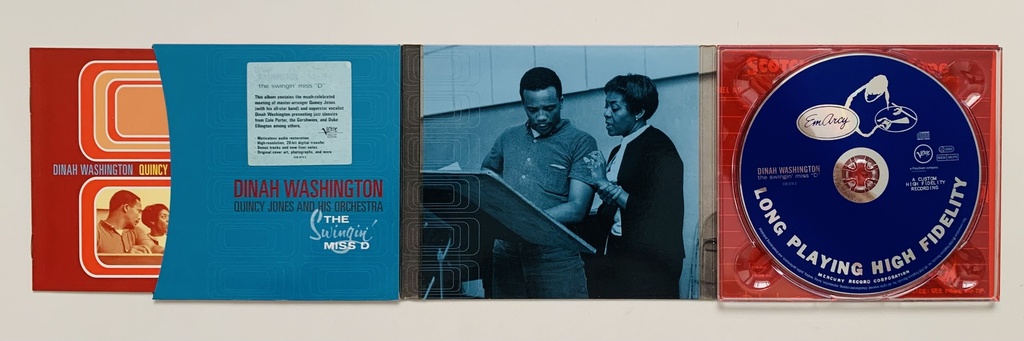 Dinah Washington with Quincy Jones and his Orchestra – The Swingin' Miss "D" (CD usado)