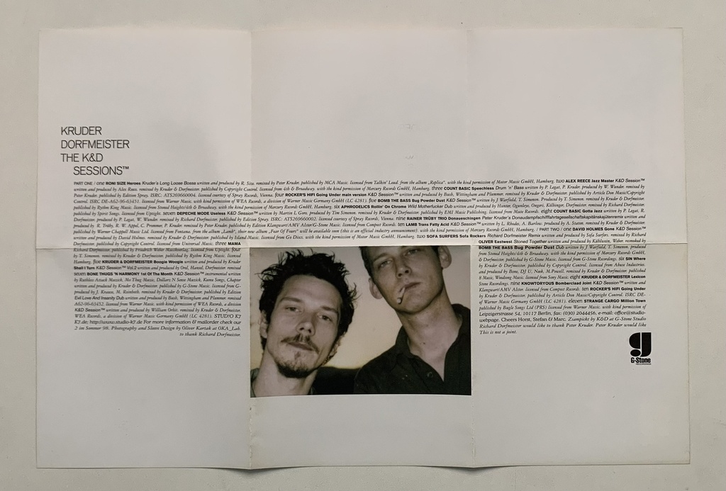 Kruder Dorfmeister - The K&D Sessions™ (2CDs usado)