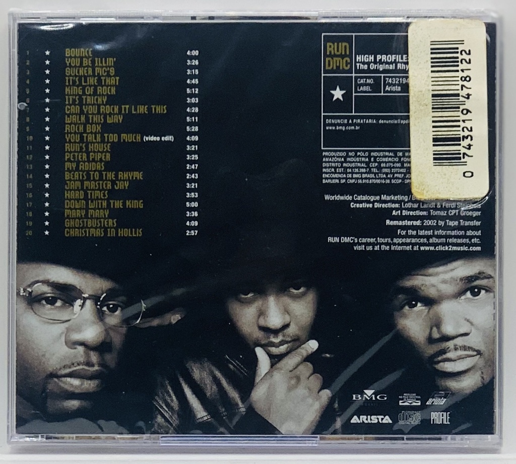 Run DMC - High Profile: The Original Rhymes (CD novo)