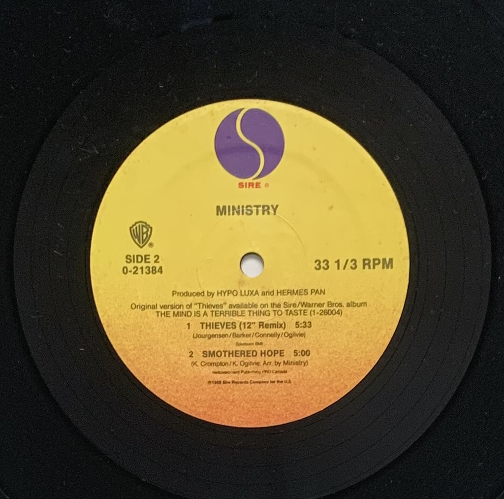 Ministry - Burning Inside (Vinil 7" Mix)