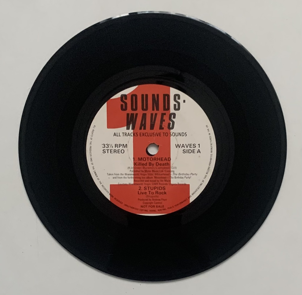 Motorhead/Stupids/Kreator/Celtic Frost - Sound Waves (Vinil 7" EP usado)