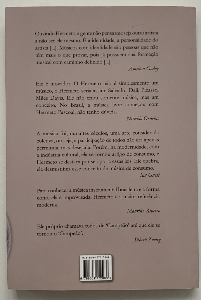 Hermeto Pascoal Musicalmente Falando Vol. 1 (Livro usadoL