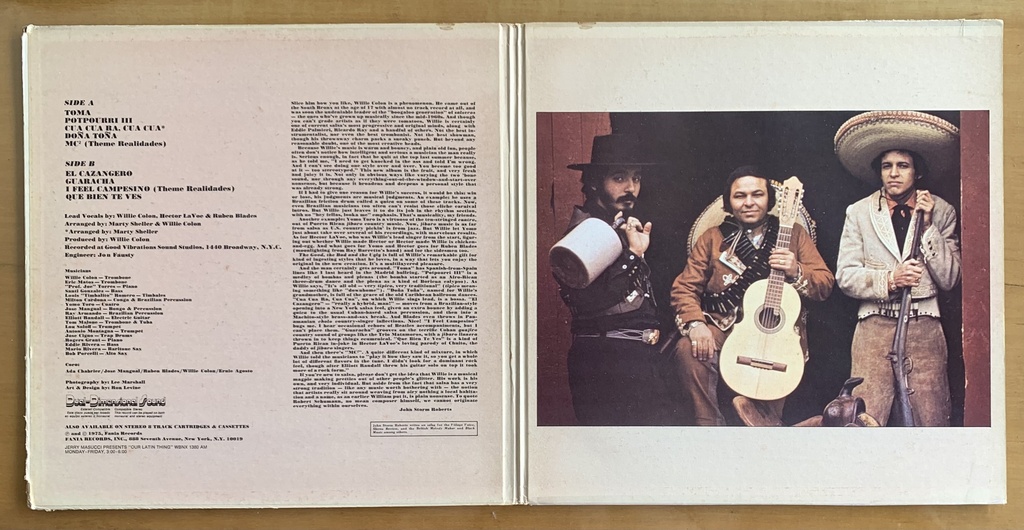 Willie Colon -  The Good, The Bad, The Ugly (LP usado)