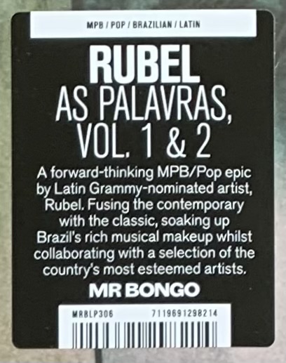Rubel - As Palavras, Vol. 1 & 2 (2LPs novo)