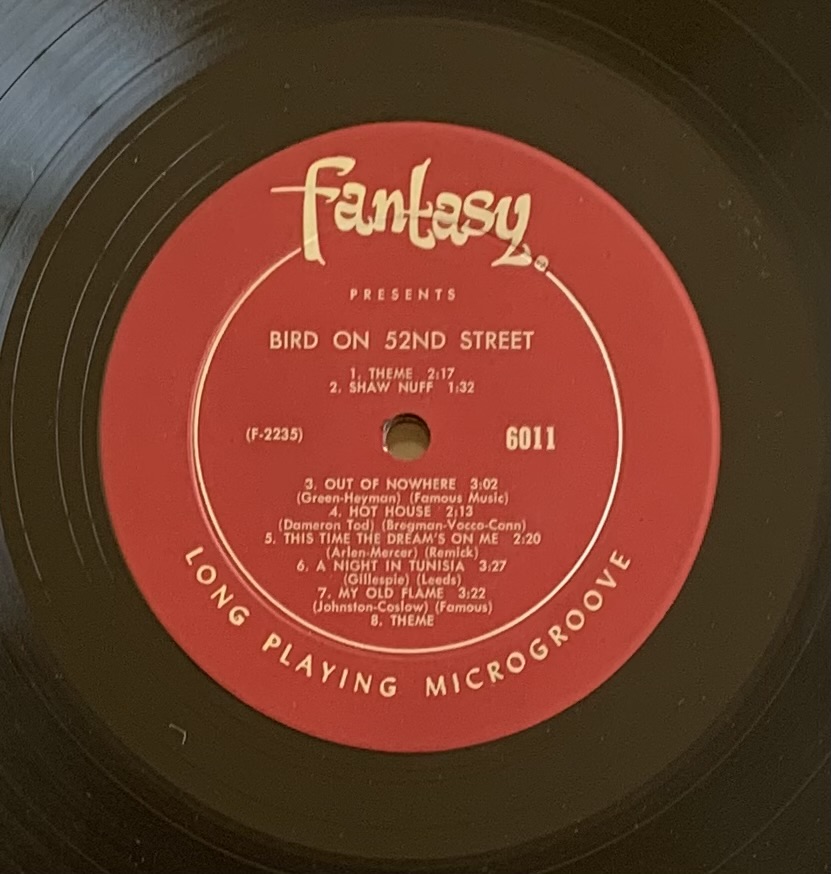 Charlie Parker - Bird on 52nd Street (LP usado)