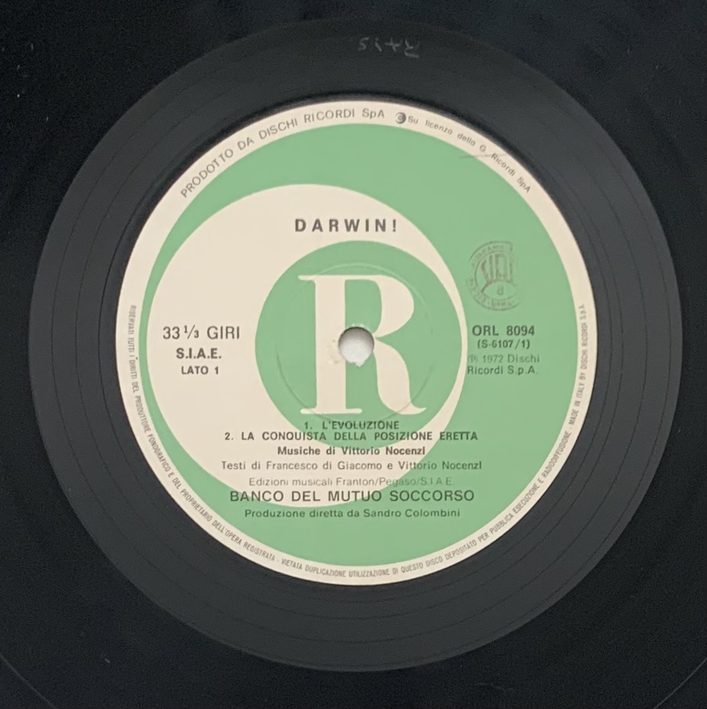 Banco del Mutuo Soccorso – Darwin! (LP usado)