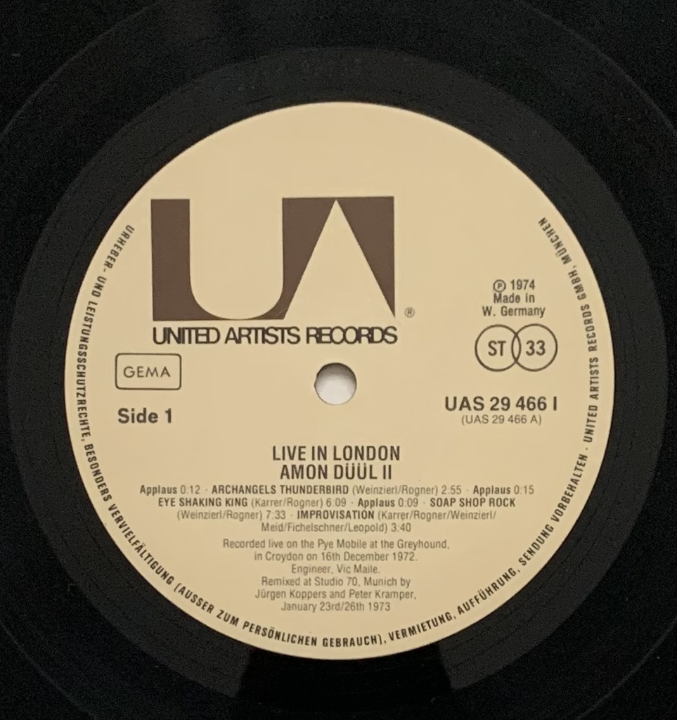 Amon Duull II - Live in London (LP usado) (cópia)