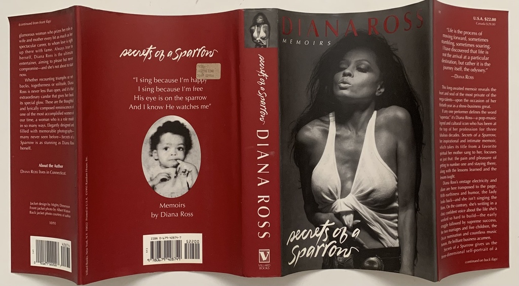 Diana Ross - Secrets of a Sparrow (Livro usado)