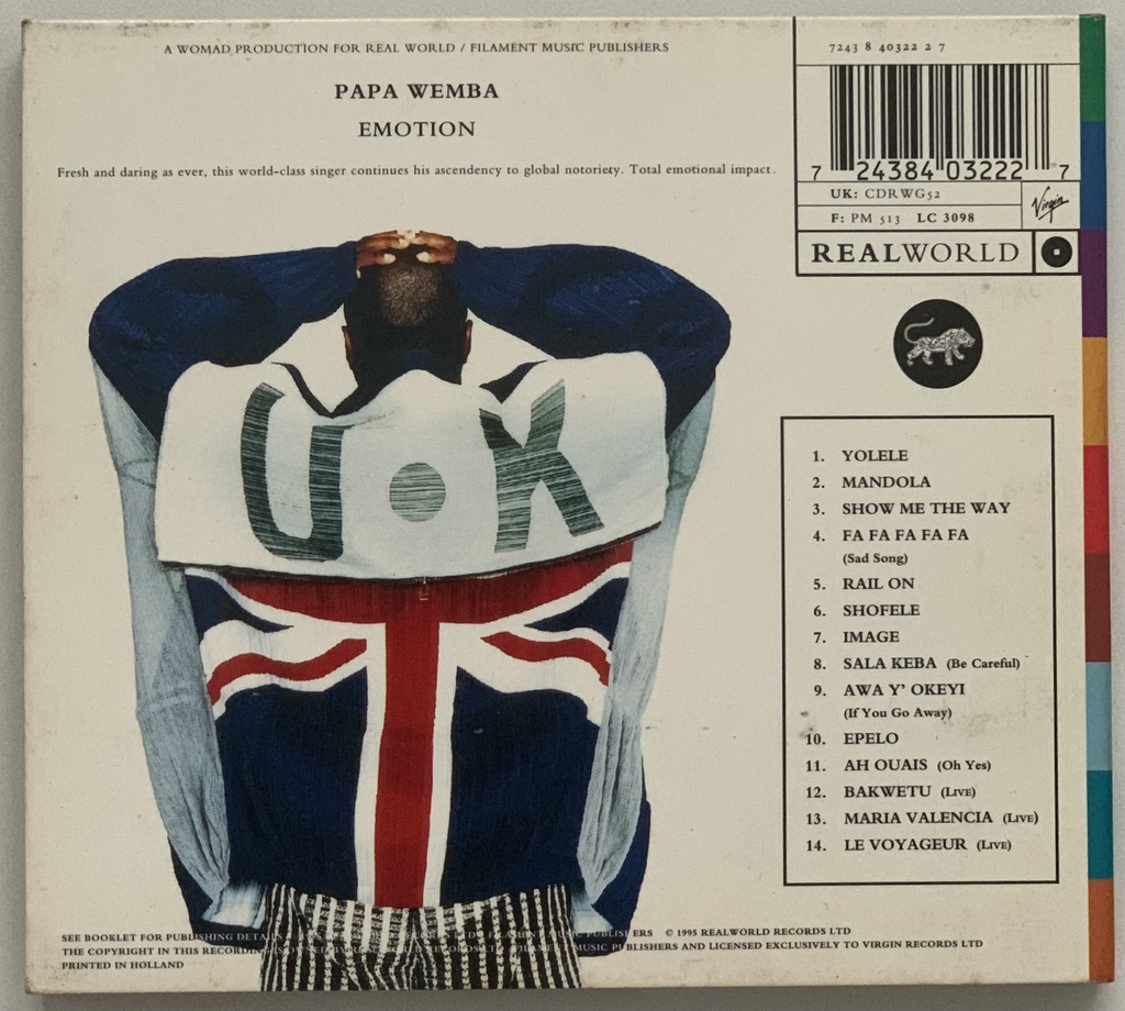 Papa Wemba - Emotion (CD usado)